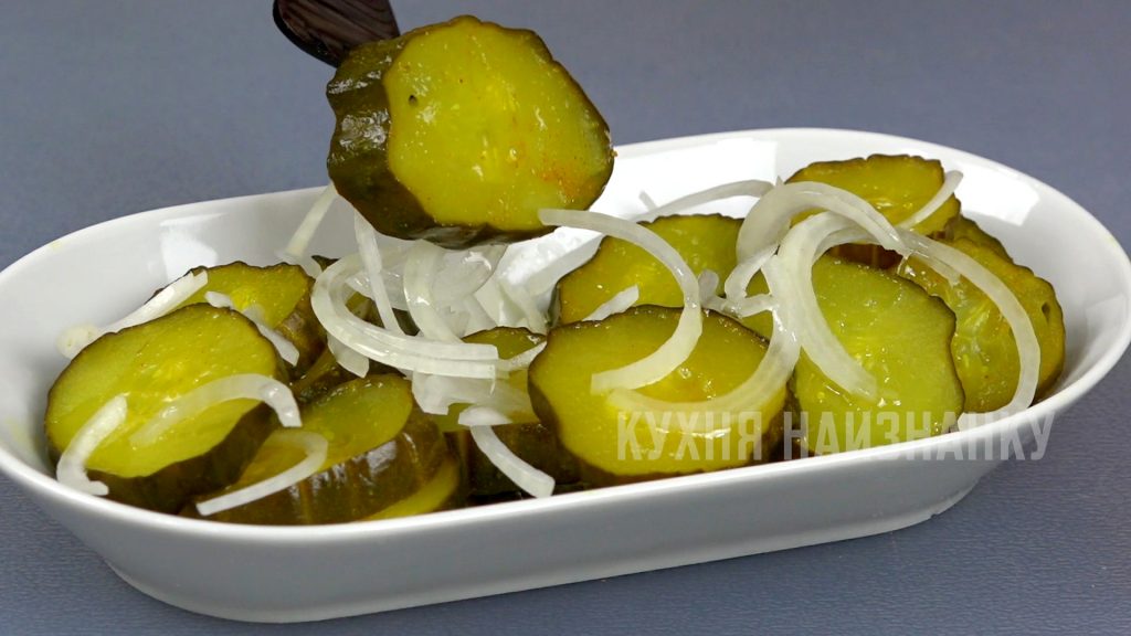 Маринованные огурцы за 7 минут - Кухня наизнанку