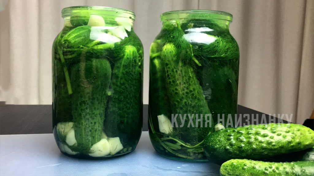 Малосольные огурцы за сутки - Кухня наизнанку