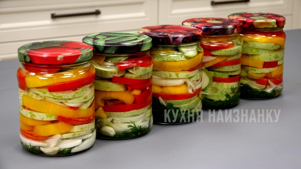 Маринованные кабачки Нежность - Кухня наизнанку