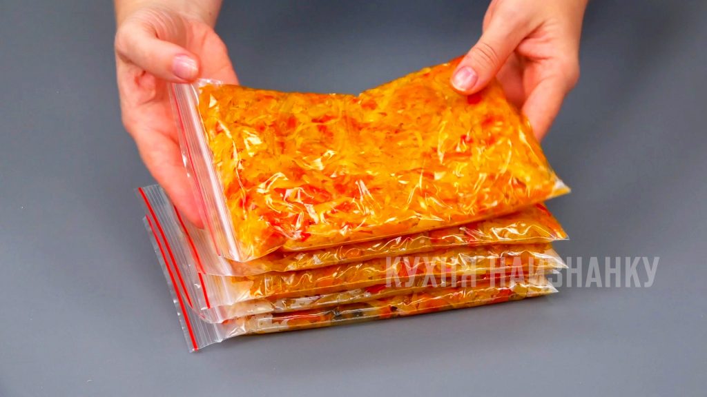 Заготовка для овощного супа на зиму